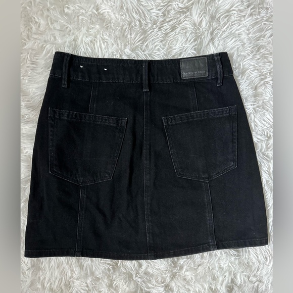 Black denim skirt - Picture 3 of 6